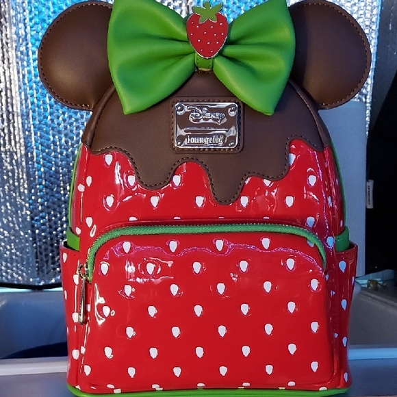 Loungefly Other - Loungefly Chocolate Strawberry Kids Backpack